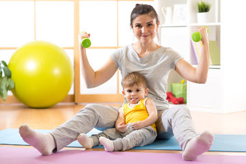 Fitness tips for busy moms